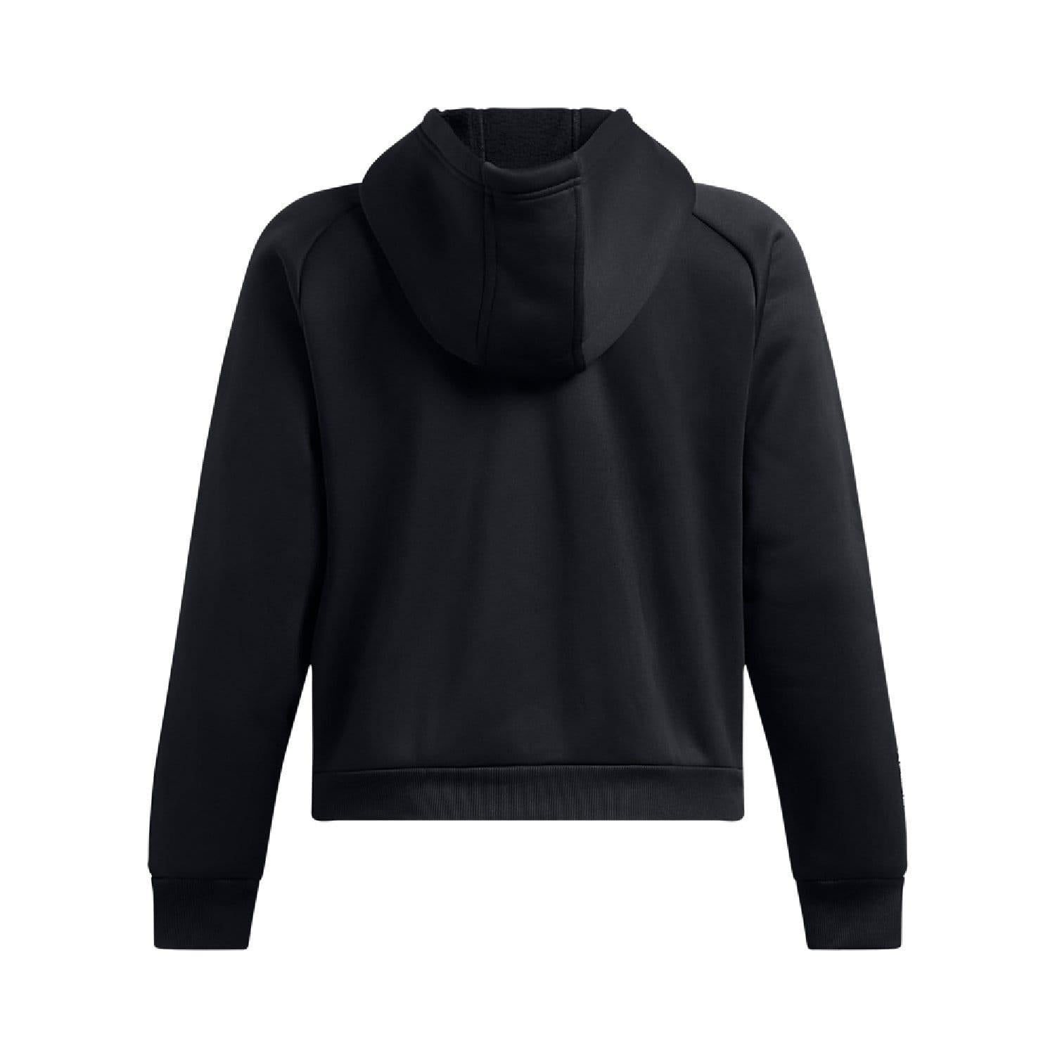 Black - Back - Under Armour Womens-Ladies Pro Fleece Hoodie