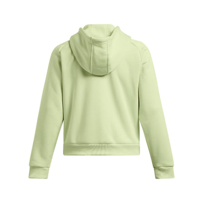 Green - Back - Under Armour Womens-Ladies Pro Fleece Hoodie