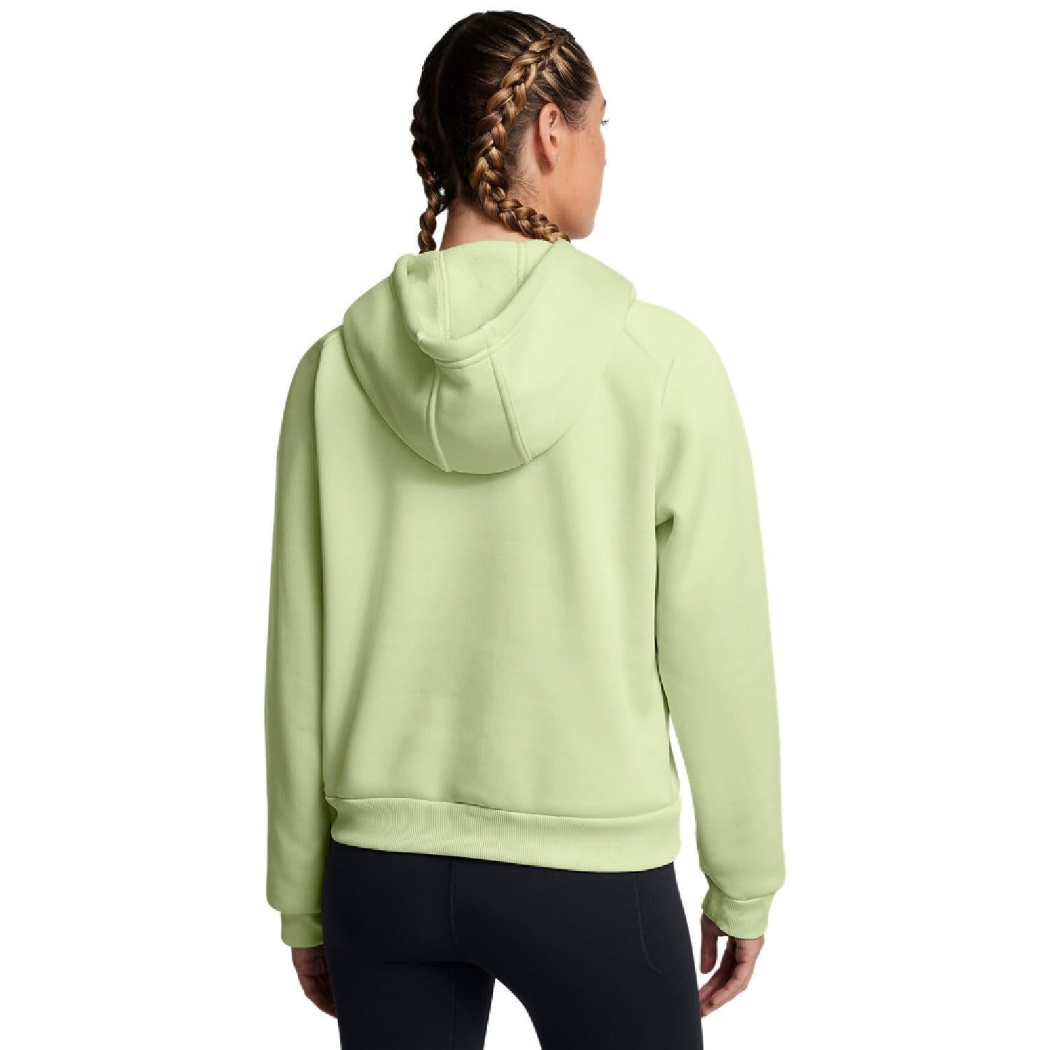 Green - Lifestyle - Under Armour Womens-Ladies Pro Fleece Hoodie