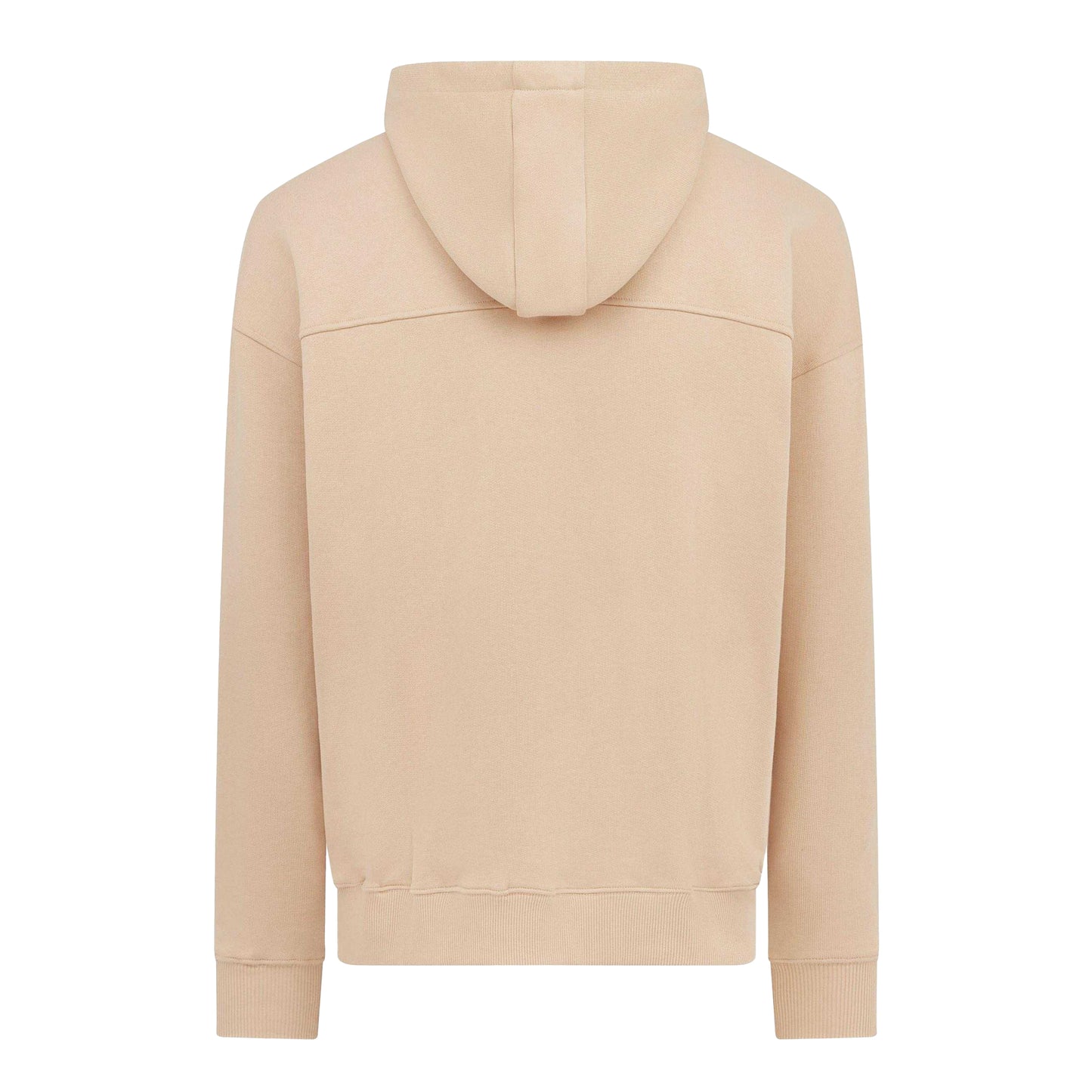 Sand - Back - Mallet Mens Graphic Loopback Hoodie