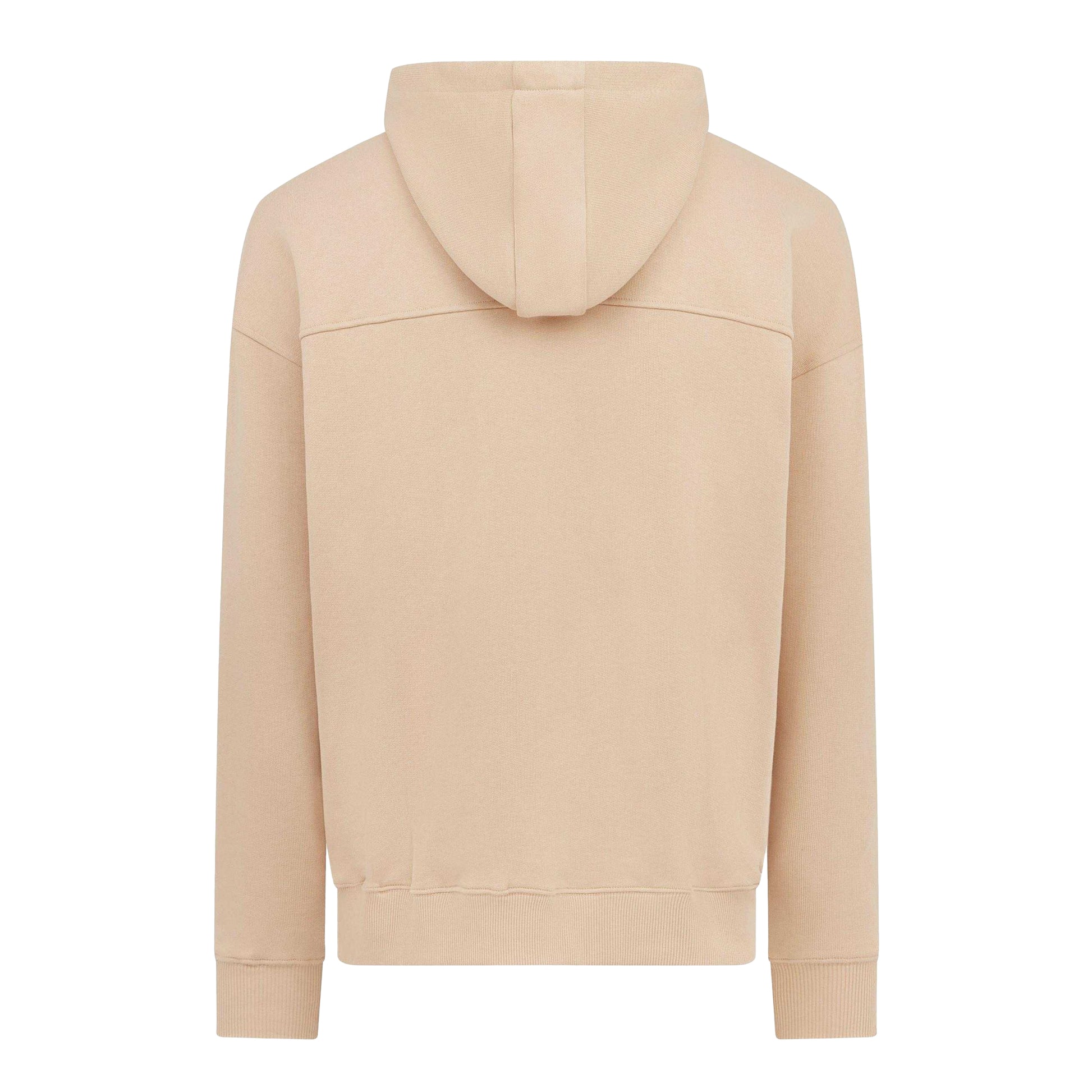 Sand - Back - Mallet Mens Graphic Loopback Hoodie