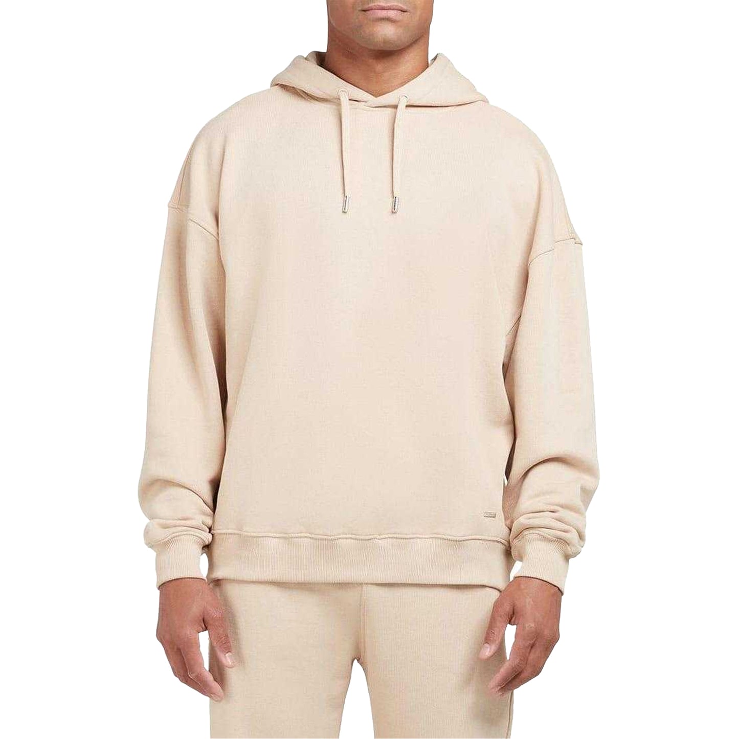 Sand - Side - Mallet Mens Graphic Loopback Hoodie