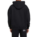 Black - Back - Mallet Mens Graphic Loopback Hoodie