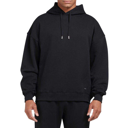 Black - Side - Mallet Mens Graphic Loopback Hoodie