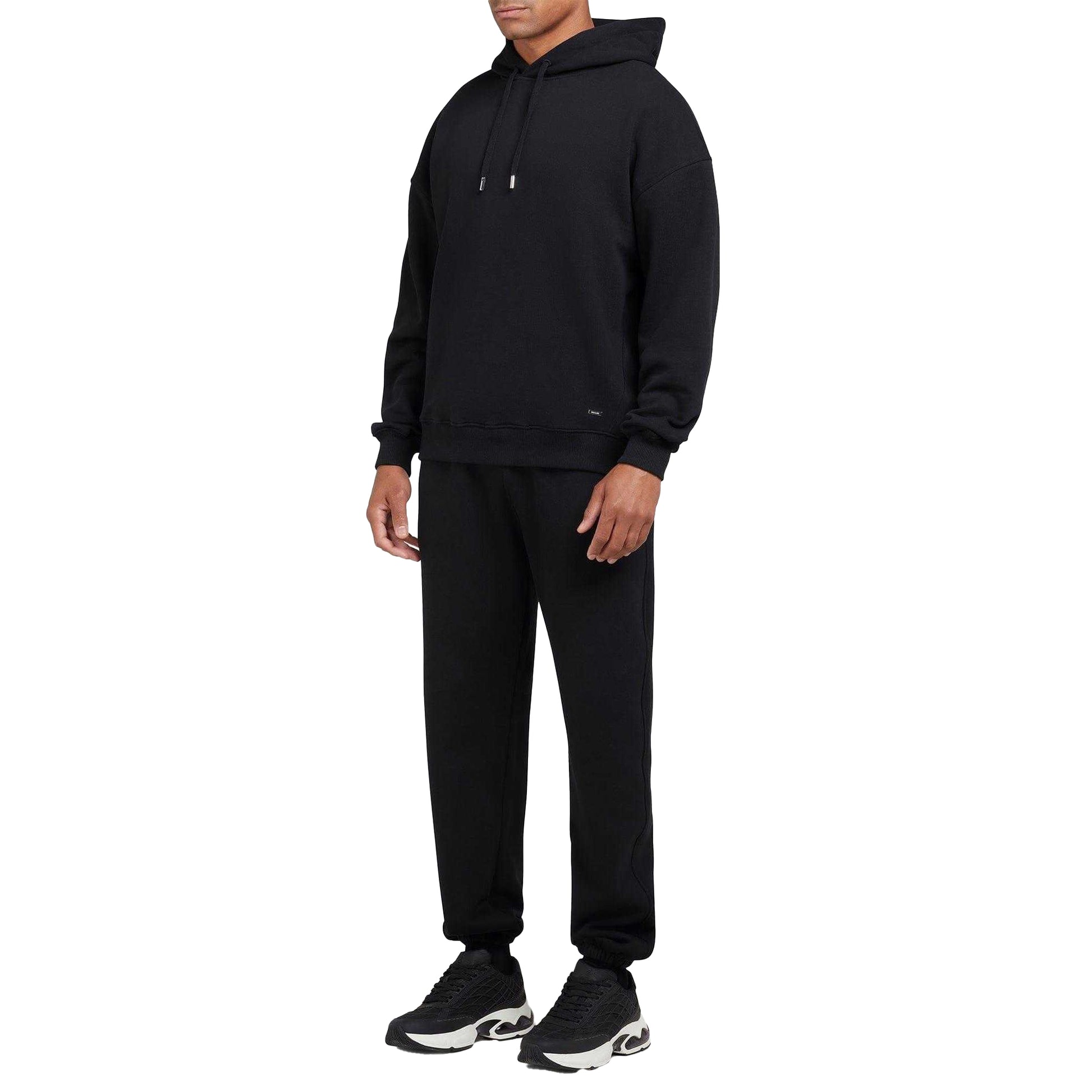 Black - Lifestyle - Mallet Mens Graphic Loopback Hoodie