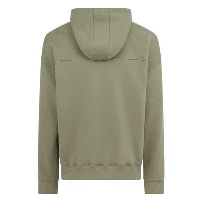 Green - Back - Mallet Mens Graphic Loopback Hoodie