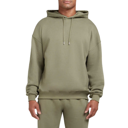 Green - Side - Mallet Mens Graphic Loopback Hoodie