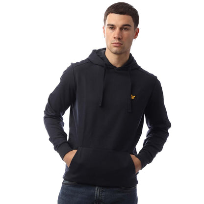 Blue - Front - Lyle & Scott Mens Hoodie