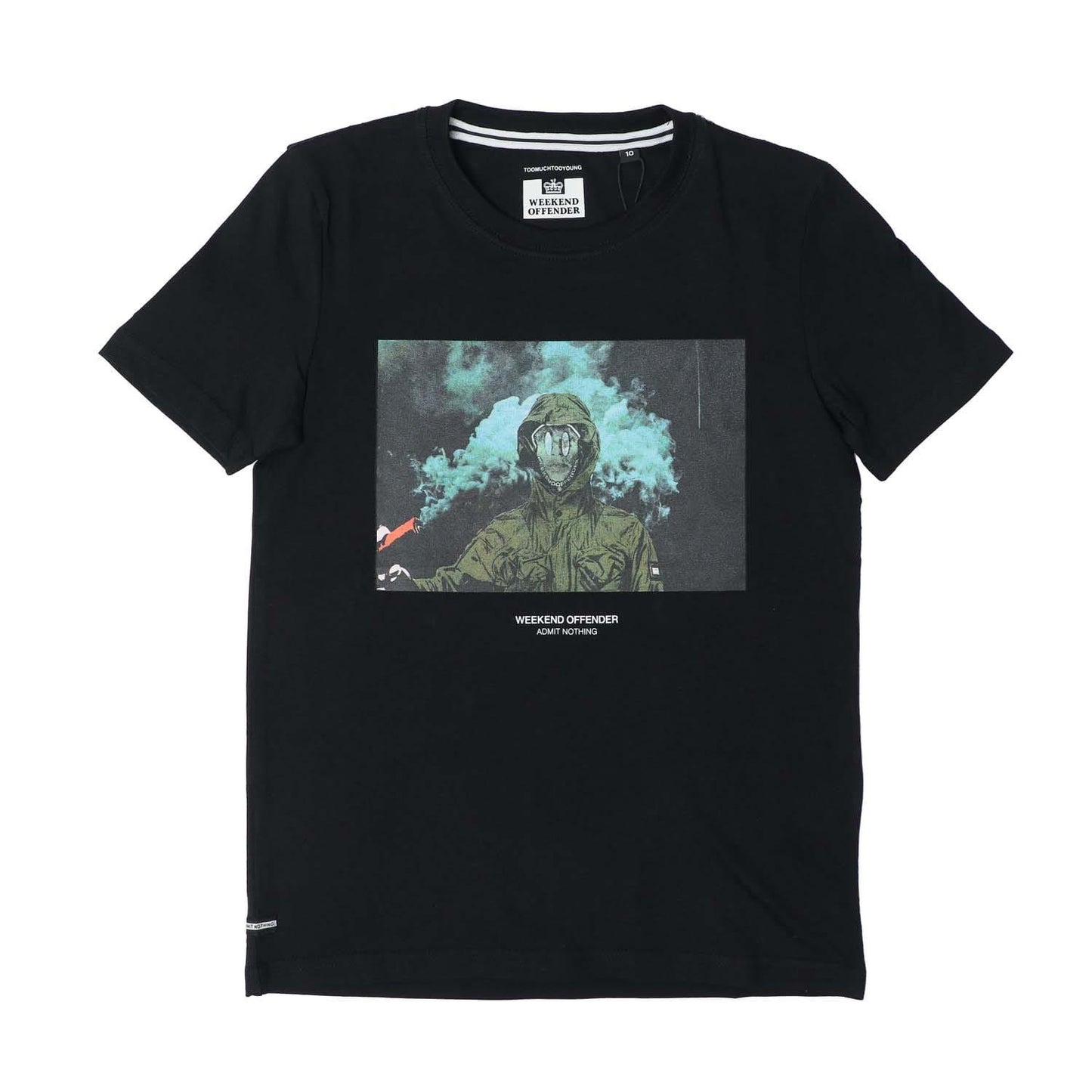 Black - Front - Weekend Offender Childrens-Kids Fusee T-Shirt