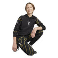 Black - Close up - Adidas Childrens-Kids Jude Bellingham Hoodie