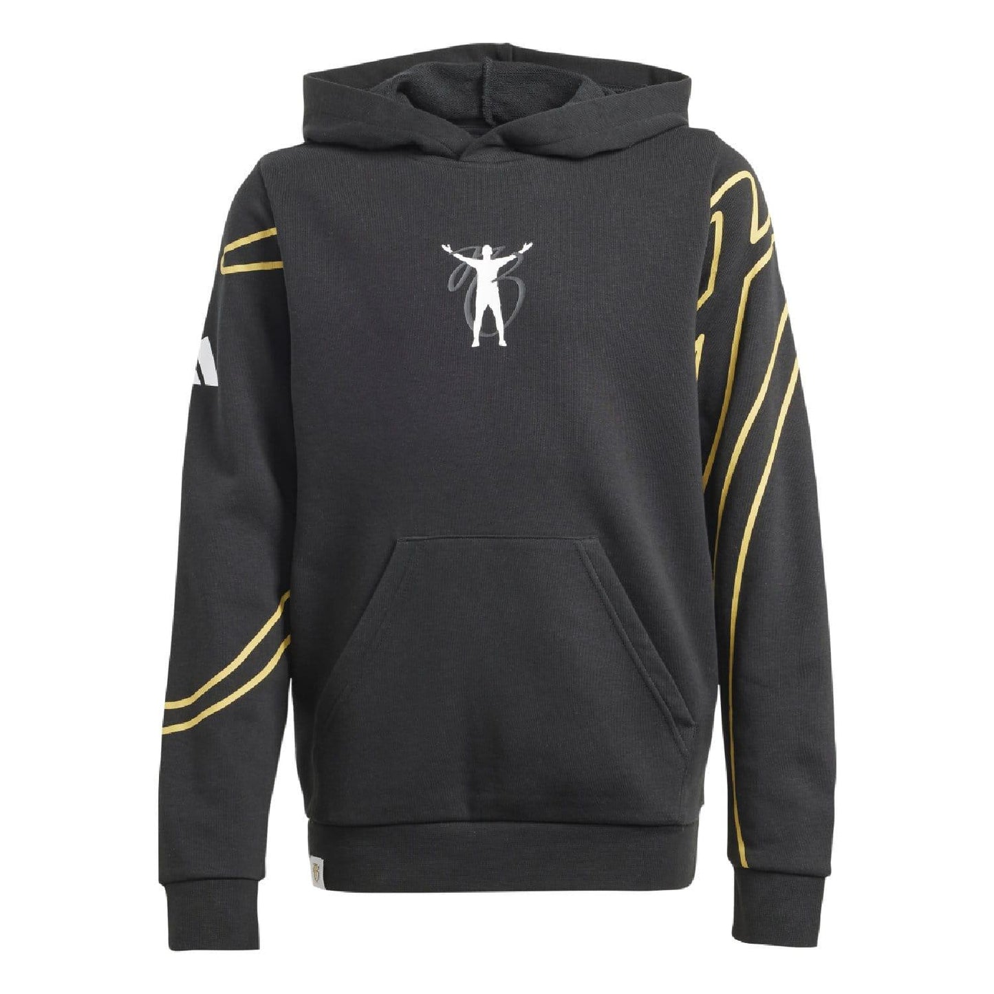 Black - Front - Adidas Childrens-Kids Jude Bellingham Hoodie