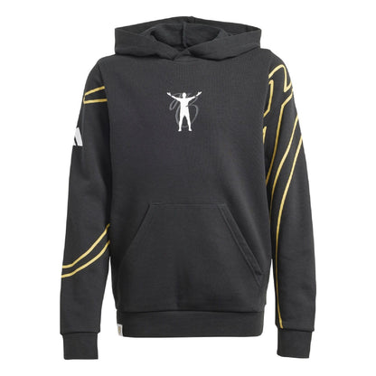 Black - Front - Adidas Childrens-Kids Jude Bellingham Hoodie