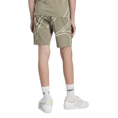 Grey - Back - Adidas Childrens-Kids Jude Bellingham Shorts