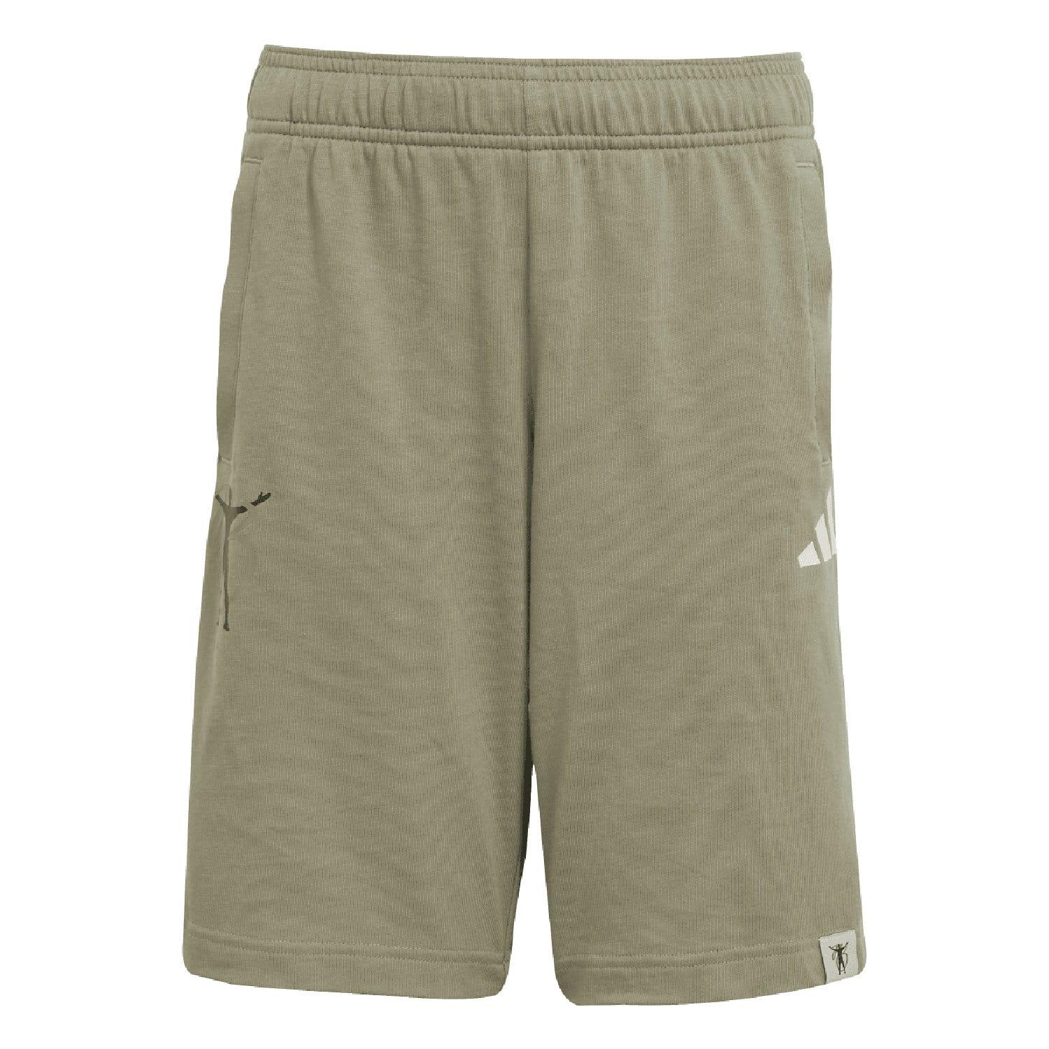 Grey - Front - Adidas Childrens-Kids Jude Bellingham Shorts