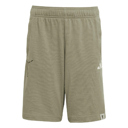 Grey - Front - Adidas Childrens-Kids Jude Bellingham Shorts