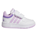 White - Side - Adidas Baby Hoops 3.0 Trainers