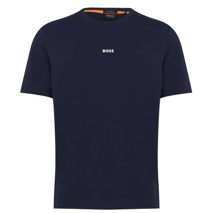 Navy - Front - Boss Mens Tchup T-Shirt