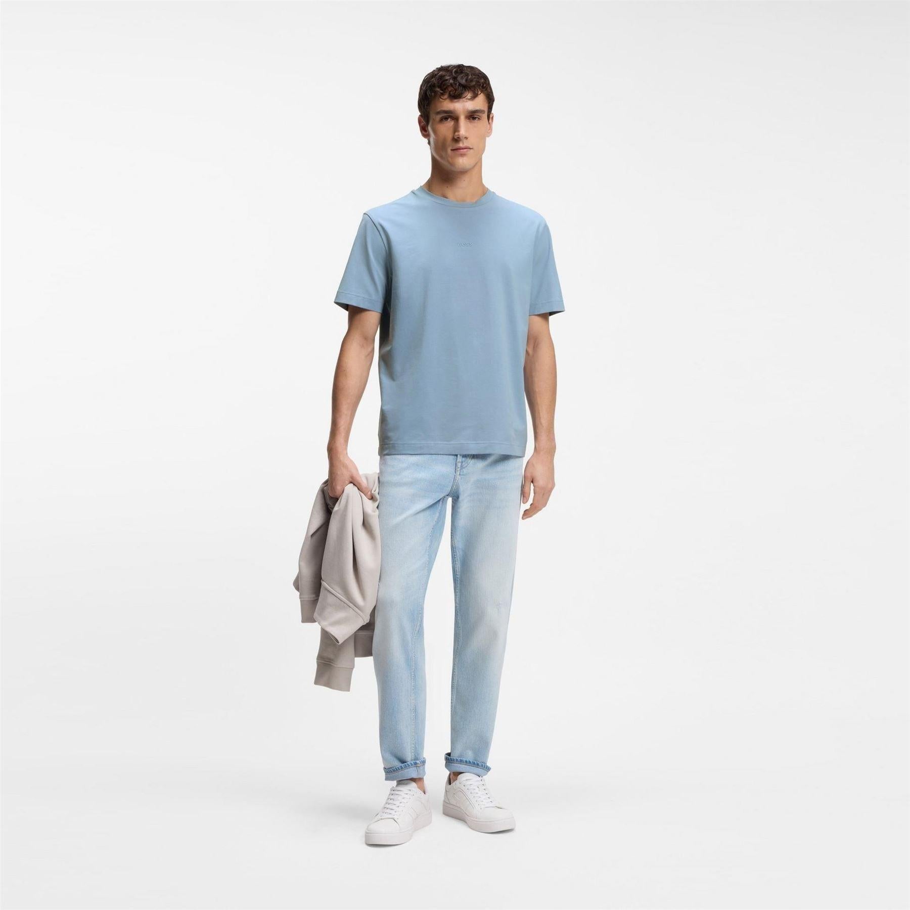 Blue - Pack Shot - Boss Mens Tchup T-Shirt