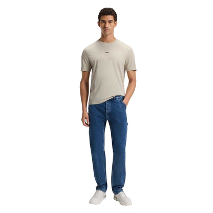 Beige - Pack Shot - Boss Mens Tchup T-Shirt