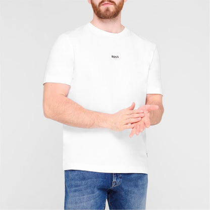 White - Back - Boss Mens Tchup T-Shirt