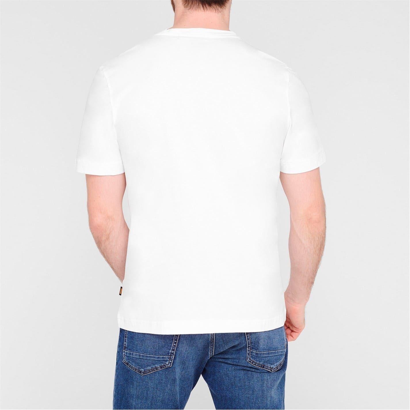 White - Side - Boss Mens Tchup T-Shirt