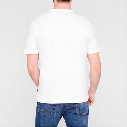 White - Side - Boss Mens Tchup T-Shirt