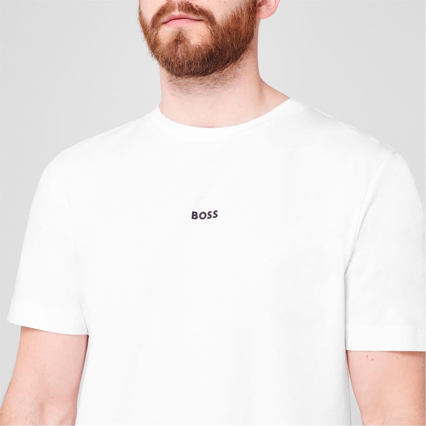 White - Lifestyle - Boss Mens Tchup T-Shirt
