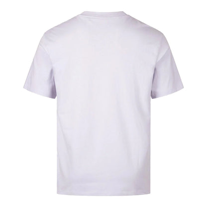 White - Front - Hugo Mens Dapolino Print Logo T-Shirt