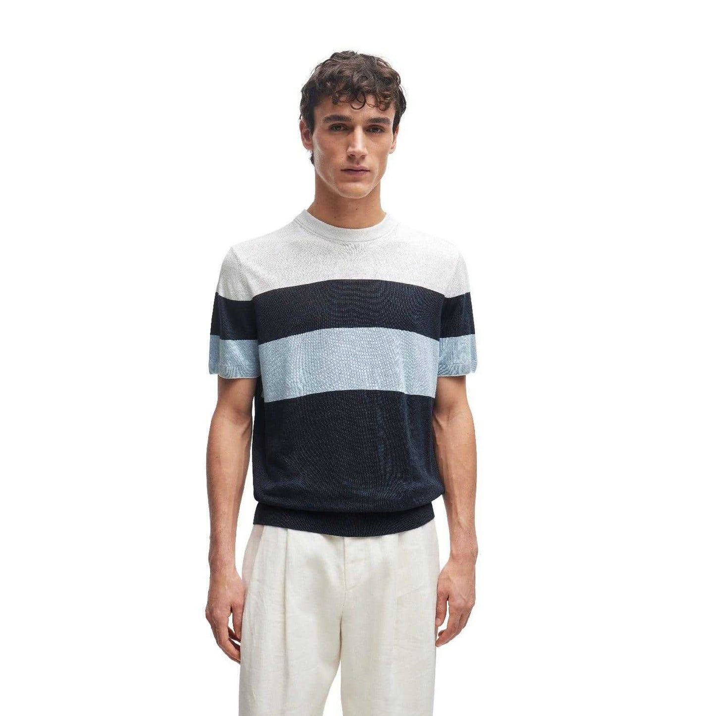 Dark Blue - Lifestyle - Boss Mens Tramonte T-Shirt