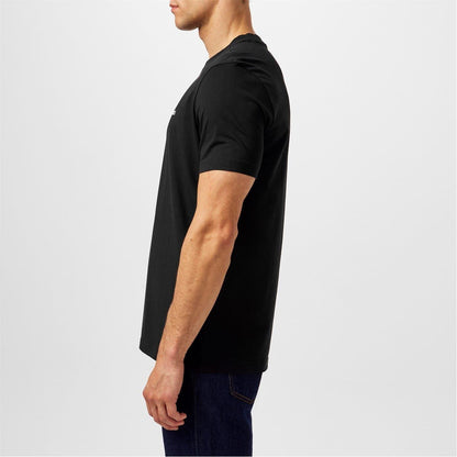 Black - Back - Boss Mens Contrast Logo T-Shirt