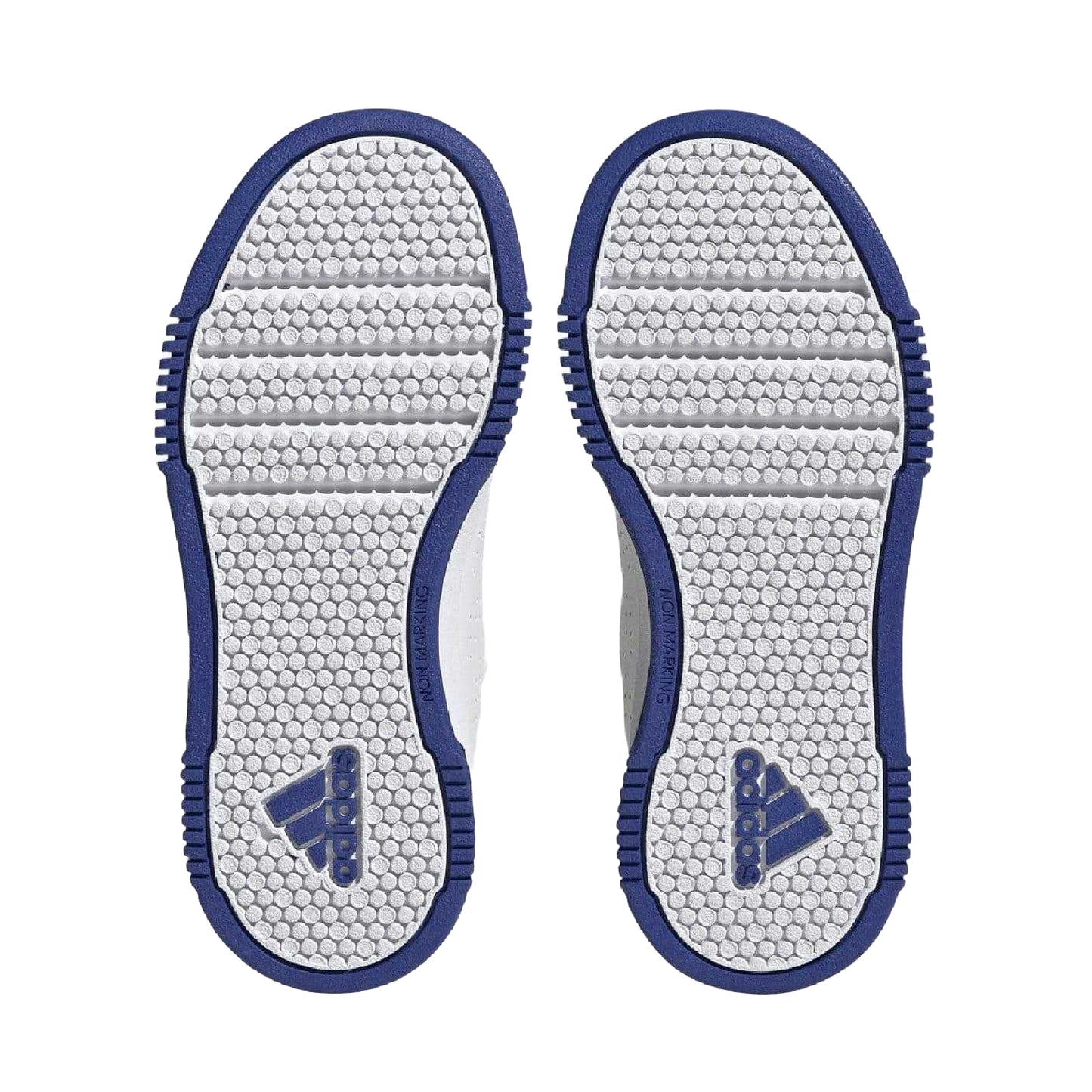 White-Blue - Close up - Adidas Childrens-Kids Tensaur 2.0 Sport Trainers