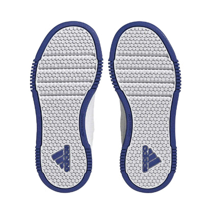 White-Blue - Close up - Adidas Childrens-Kids Tensaur 2.0 Sport Trainers