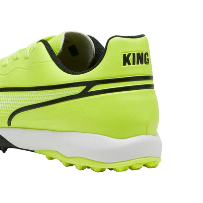 Electric Lime-Puma Black - Back - Puma Unisex Adult King Match Football Boots