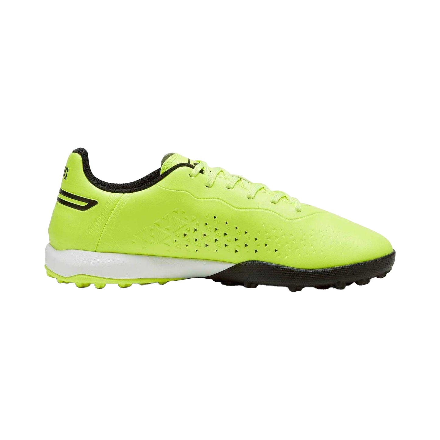 Electric Lime-Puma Black - Side - Puma Unisex Adult King Match Football Boots