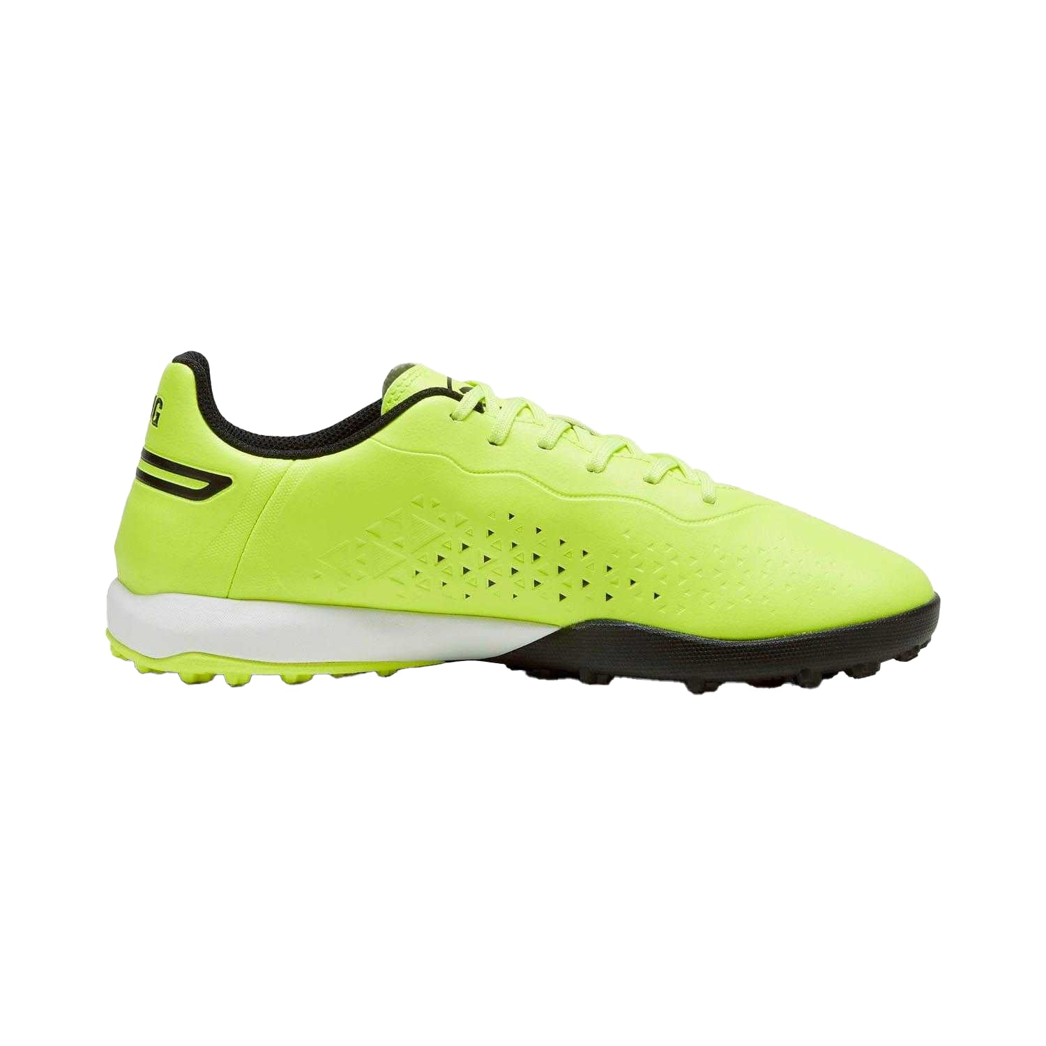 Electric Lime-Puma Black - Side - Puma Unisex Adult King Match Football Boots
