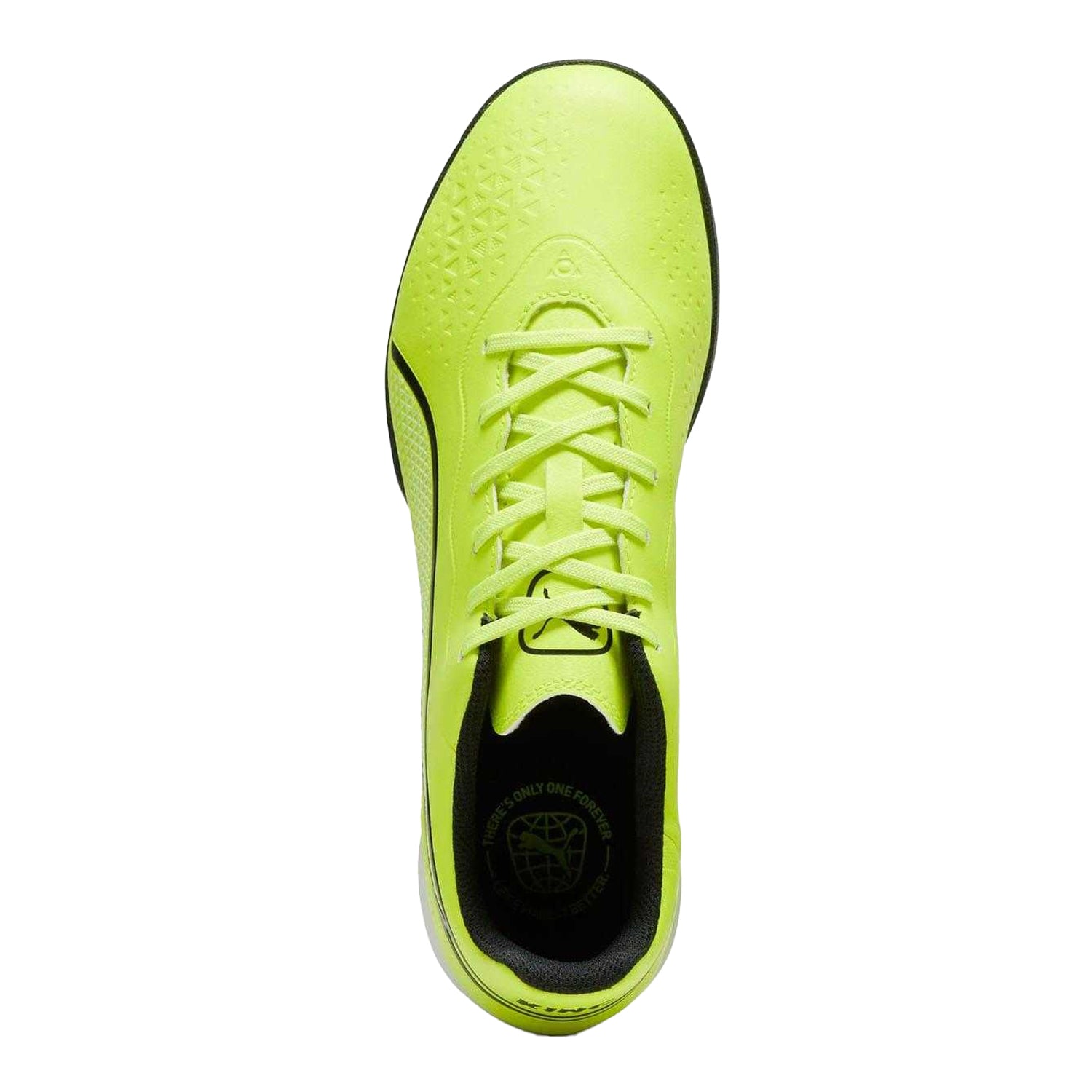 Electric Lime-Puma Black - Pack Shot - Puma Unisex Adult King Match Football Boots