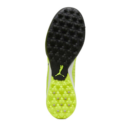 Electric Lime-Puma Black - Close up - Puma Unisex Adult King Match Football Boots
