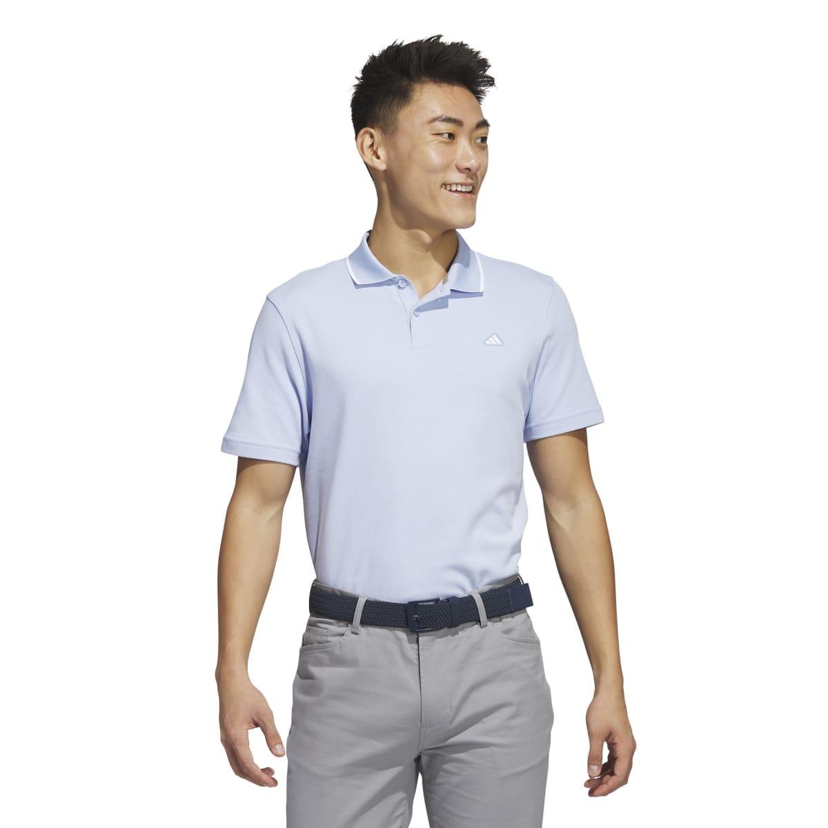 Blue - Lifestyle - Adidas Mens Go-To Primegreen Golf Polo Shirt
