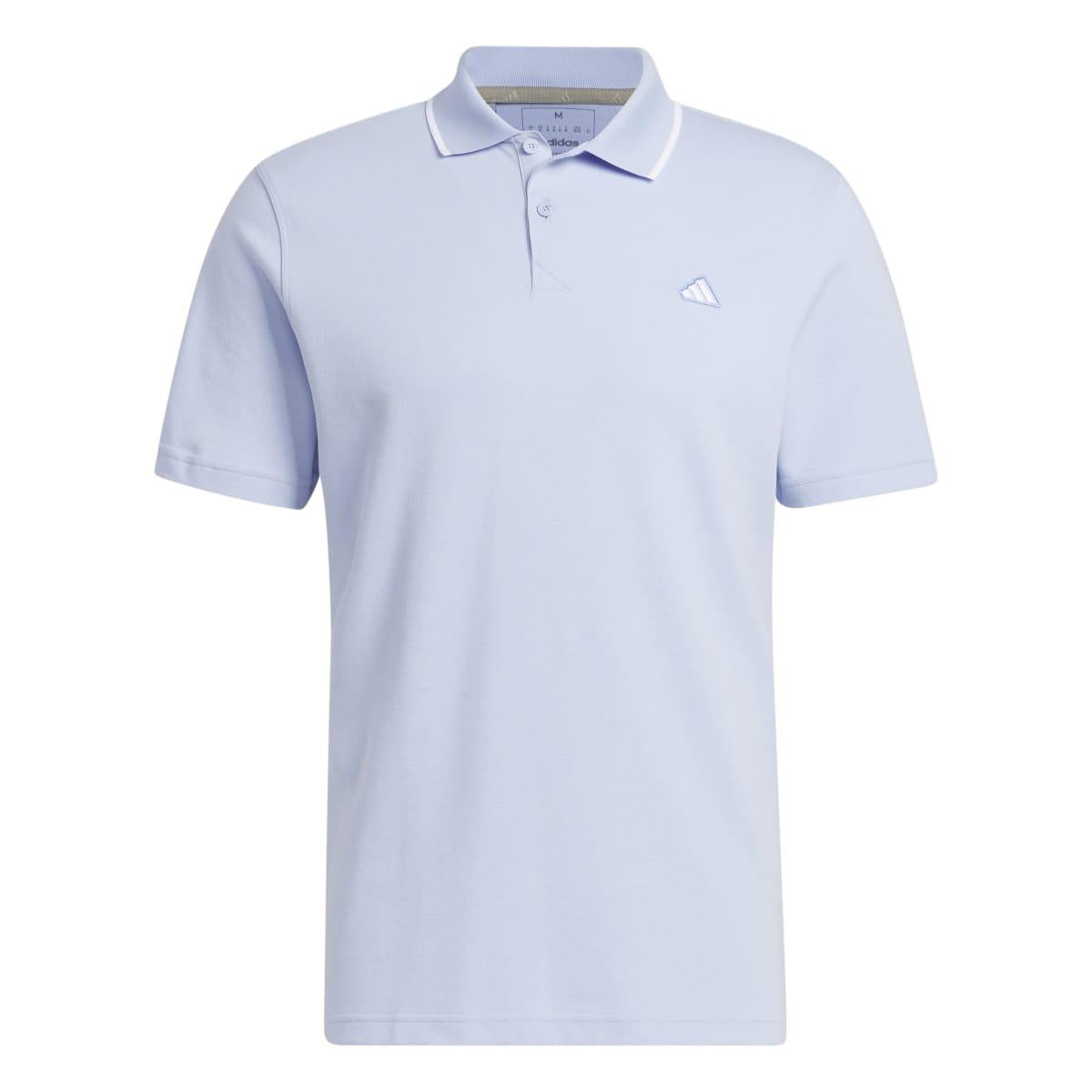 Blue - Front - Adidas Mens Go-To Primegreen Golf Polo Shirt