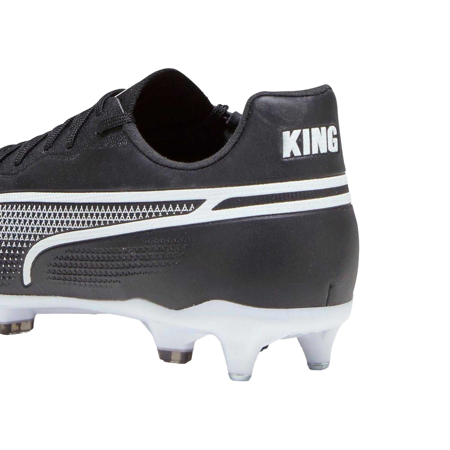Puma Black-Puma White - Back - Puma Mens King Pro Football Boots