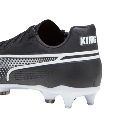 Puma Black-Puma White - Back - Puma Mens King Pro Football Boots