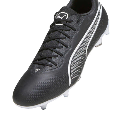 Puma Black-Puma White - Front - Puma Mens King Pro Football Boots