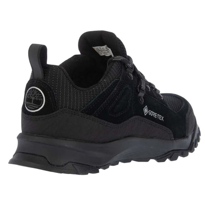 Black - Back - Timberland Womens-Ladies Gore-Tex Leather Lace Up Hiking Shoes