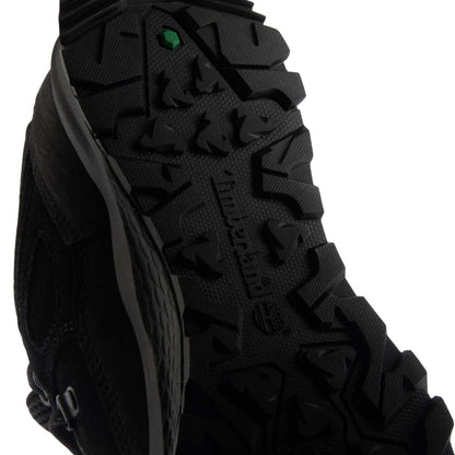 Black - Close up - Timberland Womens-Ladies Gore-Tex Leather Lace Up Hiking Shoes