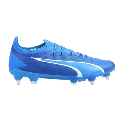 Blue-Puma White-Green Pro - Side - Puma Mens Ultra Ultimate Football Boots