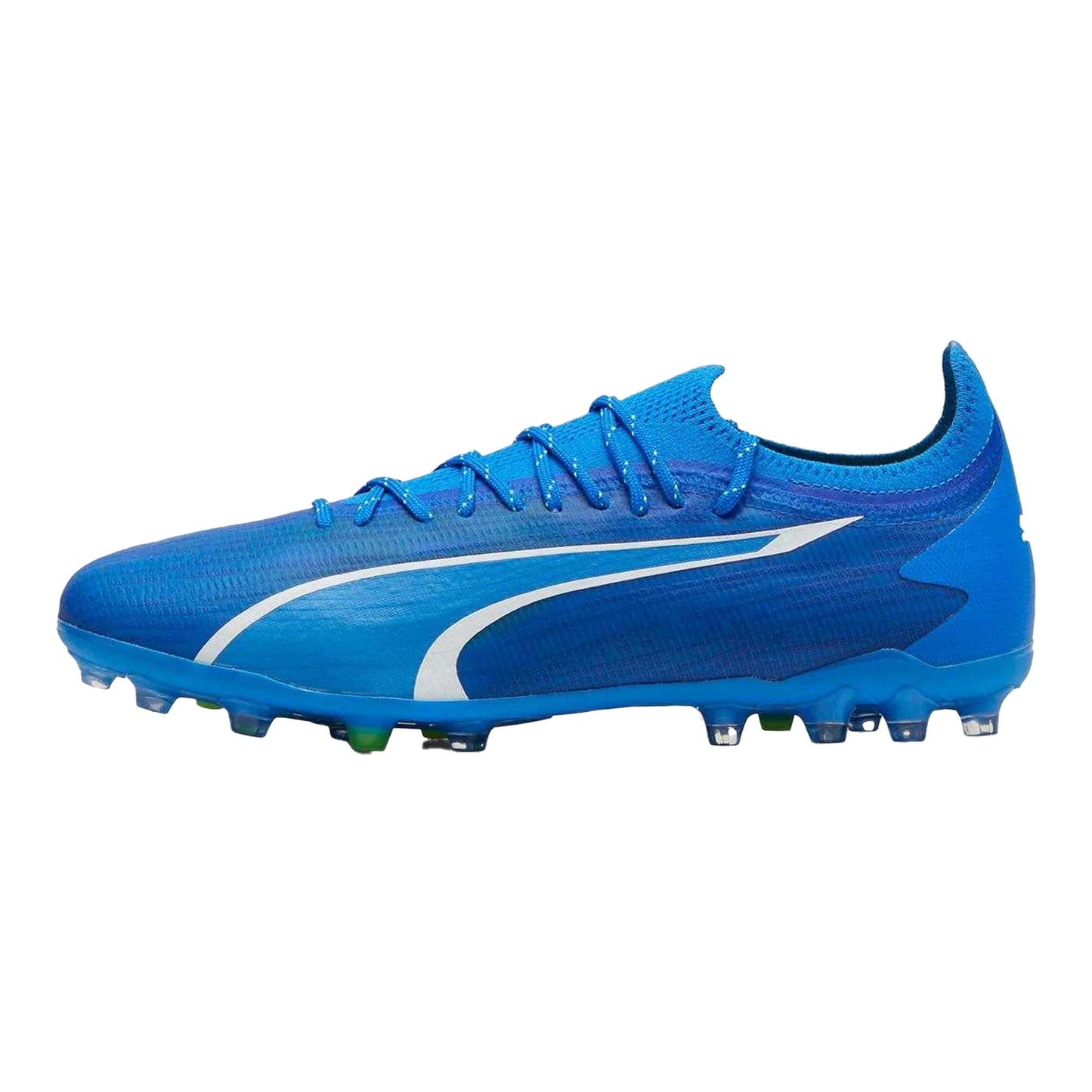 Blue-Puma White-Green Pro - Side - Puma Mens Ultra Ultimate Football Boots