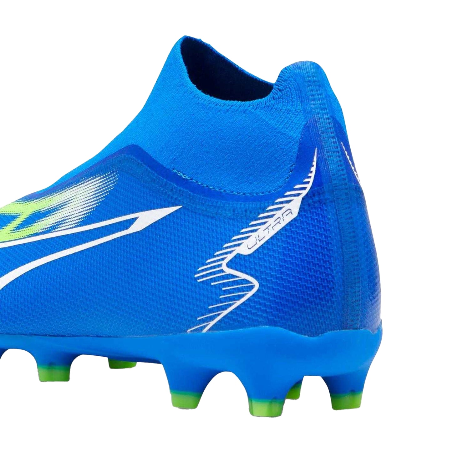 Blue-Puma White-Green Pro - Back - Puma Mens Ultra Match Slip-on Football Boots