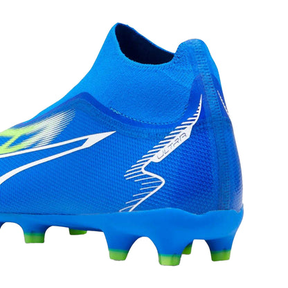 Blue-Puma White-Green Pro - Back - Puma Mens Ultra Match Slip-on Football Boots