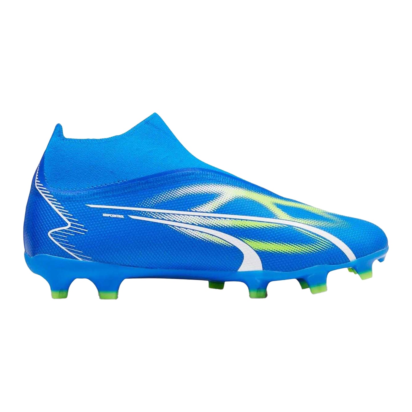 Blue-Puma White-Green Pro - Front - Puma Mens Ultra Match Slip-on Football Boots