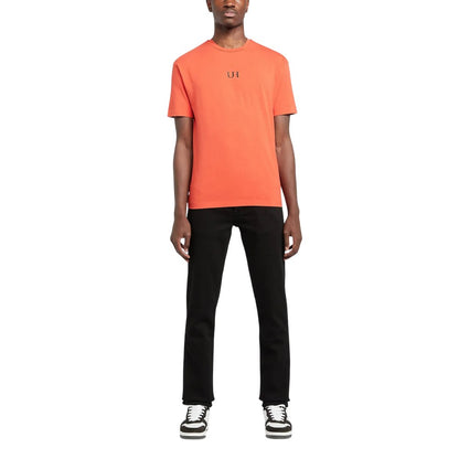 Orange - Pack Shot - Unlike Humans Mens Logo T-Shirt